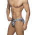 - "Zebra Swim Briefs - Black" 