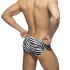- "Zebra Swim Briefs - Black" 