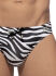 - "Zebra Swim Briefs - Black" 