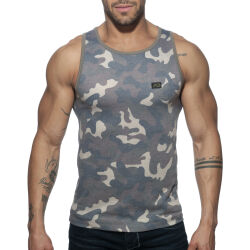- "Washed Camo Tank Top - Camouflage" 