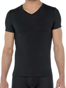  "Tensel Soft - Tee-Shirt V Neck Black" (. !) 