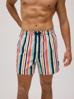 Плавки-шорты "90323 Medium Half Coloured Stripped Swimsuit"