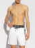 - "New Branded Elastic Medium Boardshort - White" 