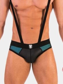 - "Thomas - Black/Neon Blue" 