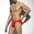 - "Pique Swim Bikini Briefs - Red" 