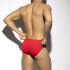 - "Pique Swim Bikini Briefs - Red" 