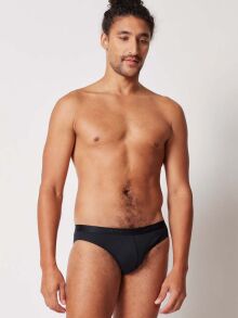�����-����� "Cotton Rib Slim Waist Briefs 2 Pack Black" (�������� 2 ��.) 