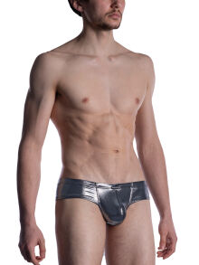 - "M2010 Cheeky Briefs - Silver" 
