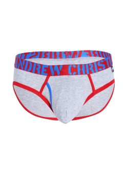 �����-����� "Almost Naked Fly Tagless Briefs - Heather Grey" 