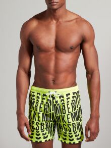 ������-����� "All-Over Logo Medium Boardshort - Yellow Fluo" 