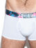 - "Flowery Waistband Boxer - White" 