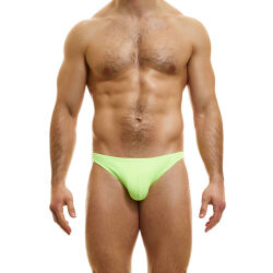 �����-����� "Peace Low Cut Briefs - Lime" 