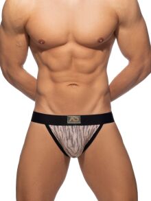 - "Tiger Print Bikini - Beige" 