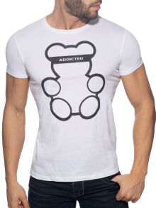 �������� "Bear Round Neck T-Shirt - White" 