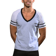 �������� "Sports V-Neck Tee - Heather Grey" 