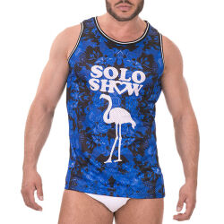 �����-���������� "Beach Tanktop #015 - Blue/Black" 