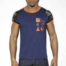 �������� "Camo Rangla Sleeve T-Shirt - Navy" 