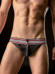 �����-����� "Sascha Jockstrap - Black/Red/White" (SALE!) 