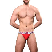 �����-����� "Almost Naked Hang-Free Cotton Jock - Red" 