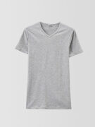 �������� "Essential - T-shirt V-Neck Grey Melange" 