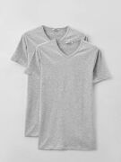 �������� "Essential - T-shirt V-Neck Grey Melange" (�������� 2 ��.) 