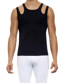 �����-���������� "Hole Double Tanktop - Black" 