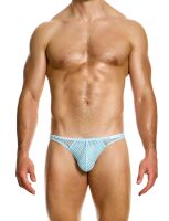 �����-����� "Mesh Through Low Cut Briefs - Light Blue" 