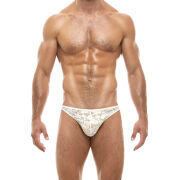 �����-����� "Floral Lace Low Cut Briefs - Ivory" 