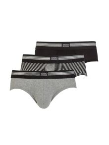 �����-����� "17302483 Brief 3 Pack - Black Stripe" (�������� 3 ��.) 