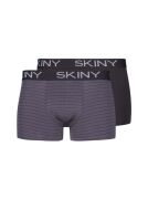 �����-������� "Cotton Stretch Trunks 2 Pack - Anthracite/Black" (�������� 2 ��.) 