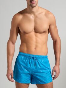 ������-����� "Retro Men's Swim Trunks - Mediterranian Blue" 