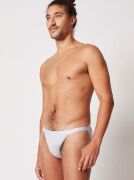 �����-����� "Cotton Rib Slim Waist Tanga Briefs 2 Pack Silver Melange" (�������� 2 ��.) 