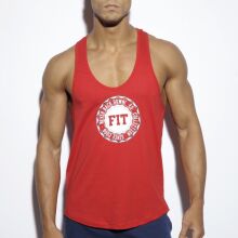 �����-���������� "Fitness Badge Plain Tank Top - Red" 