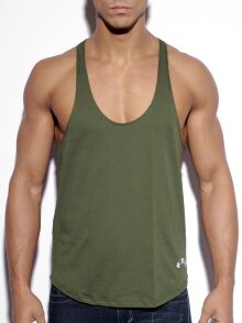 �����-���������� "Fitness Plain Tank Top - Khaki" 