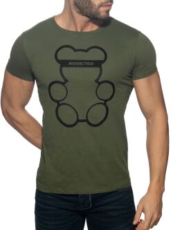 �������� "Bear Round Neck T-Shirt - Khaki" 
