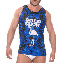 �����-���������� "Beach Tanktop #015 - Blue/Black" 