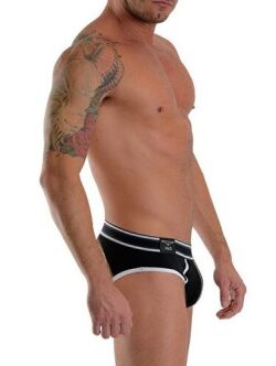 �����-����� "Urban Soho Jock Briefs - Black/Black" 