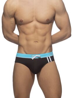 ������-����� "Sport Detail Binding Briefs - Brown" 
