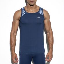 �����-���������� "Camouflage Shoulder Tank Top - Navy" 