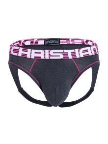 �����-����� "Almost Naked Hang-Free Locker Room Jock - Charcoal" 