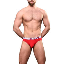 �����-����� "Almost Naked Hang-Free Cotton Briefs - Red" 
