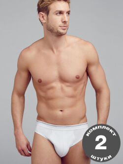 �����-����� "18502412 Modern Classic Briefs 2 Pack - White" (�������� 2 ��.) 