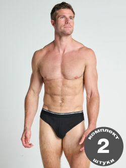 �����-����� "18502412 Modern Classic Briefs 2 Pack - Black" (�������� 2 ��.) 