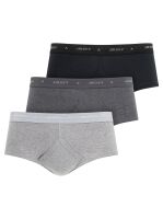 �����-����� "21000183 Classic Cotton Y-Front Briefs Black Grey Mix" (�������� 3 ��) 