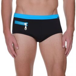 ������-����� "Zip&Zip Swim Retro - Black / Turquoise" 