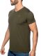 �������� "Basic V-Neck T-Shirt - Khaki" 