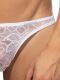 �����-������� "Flowery Lace Thong - White" 