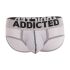 �����-����� "Push Up Mesh Briefs - Silver" 
