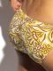 �����-����� "Van Gogh Flowers Bikini Briefs - Yellow" 