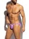 �����-����� "Van Gogh Flowers Bikini Briefs - Violet" 